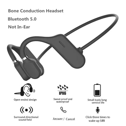 Bone Conduction Headphones Bluetooth 5.0