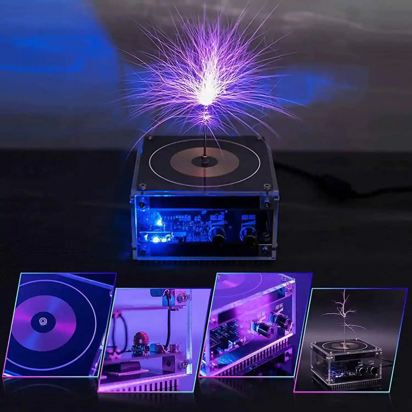 Bluetooth Music Tesla Coil - Mini Lightning Generator