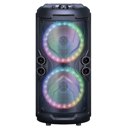 2 x 8" Portable Bluetooth Speaker with True Wireless Technology