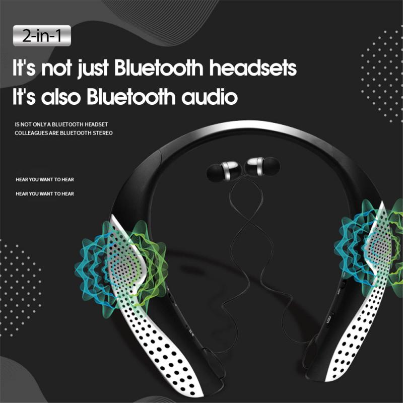 Neck-mounted Sports Bluetooth Headset