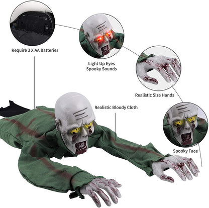Halloween Haunted House Decorations with Sound and Light