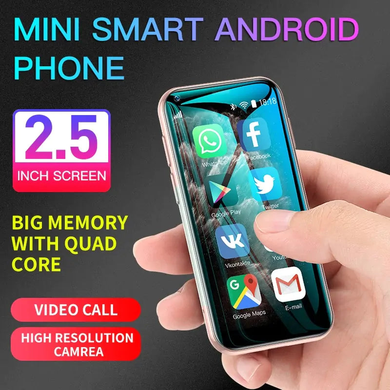 Mini Android Quad Core Pocket Phone