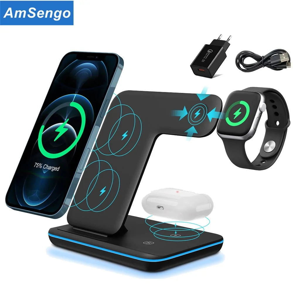 Wireless Charging Stand For Apple Watch And Iphone