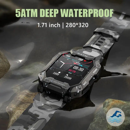 IP68 5ATM Waterproof Smartwatch