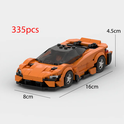 MOC McLaren Speedtail racing sports car Vehicle Speed Champion Racer Building Blocks Brick Creative Garage Toys for Boys