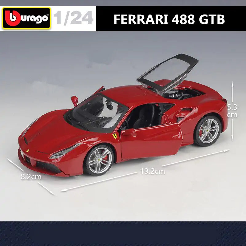 Ferrari 488 GTB Alloy Sports Car Model