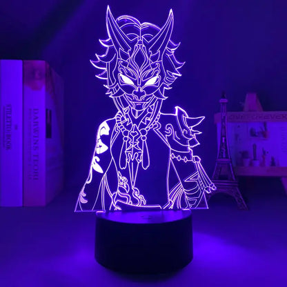 Genshin Impact Night Light 3D Illusion