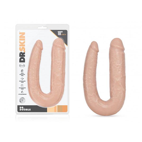 Dr Skin Double Dildo Soft Vanilla