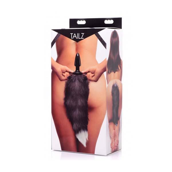 Fox Tail Anal Plug Grey