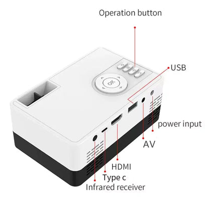 Salange J15 Pro LED Mini Projector