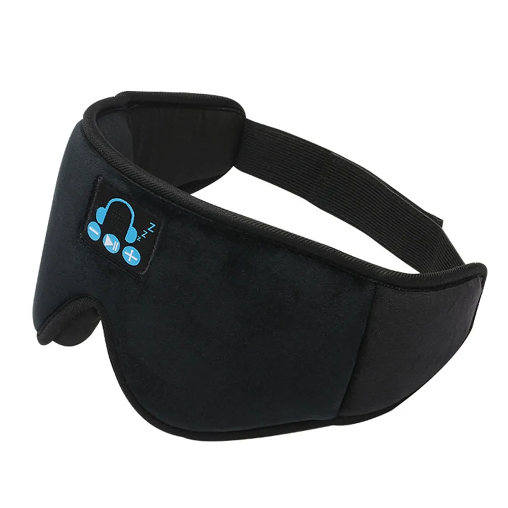 Wireless Stereo Earphone Sleeping Eye Mask Headband