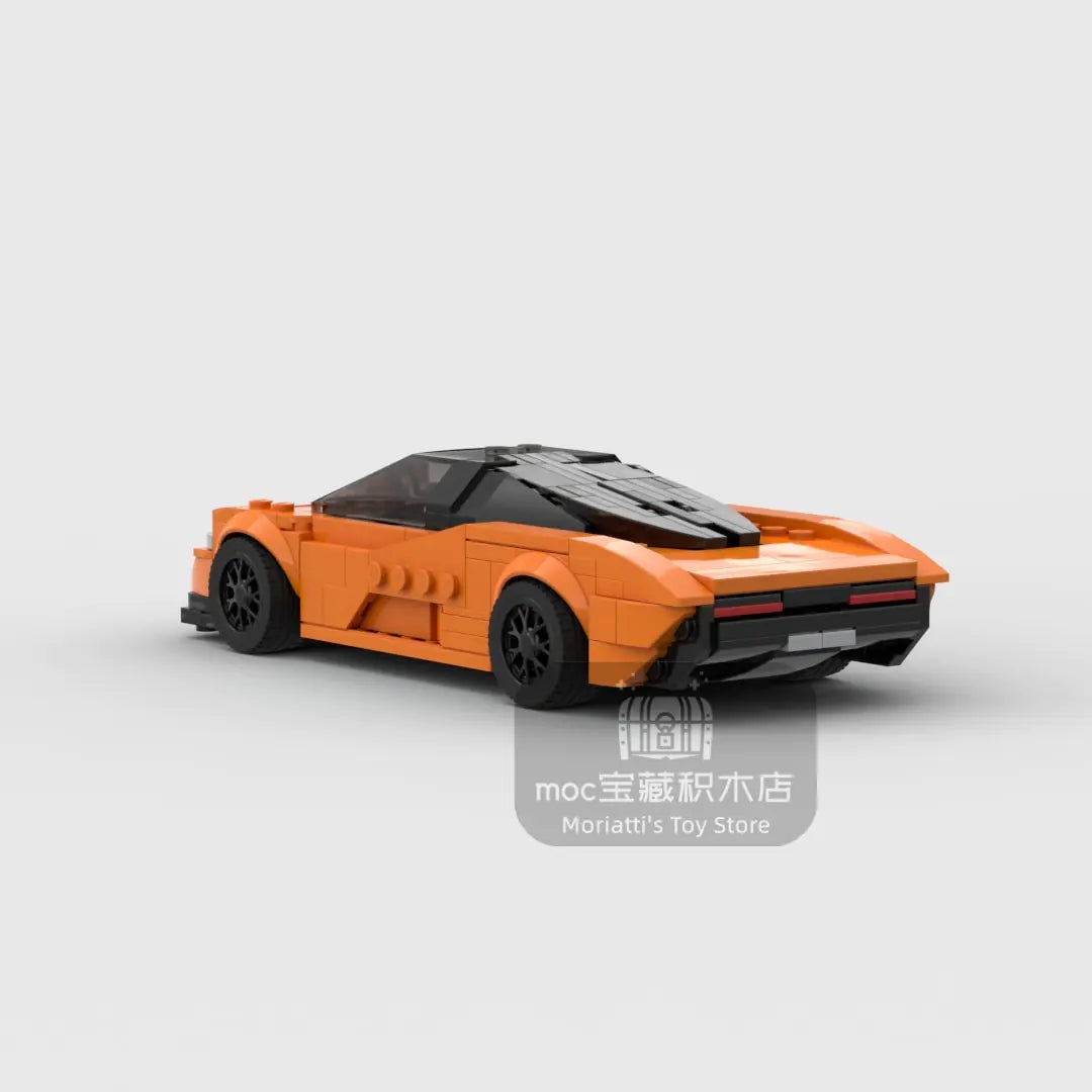 MOC McLaren Speedtail racing sports car Vehicle Speed Champion Racer Building Blocks Brick Creative Garage Toys for Boys