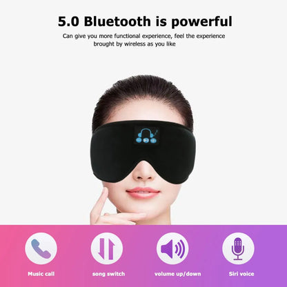 Wireless Stereo Earphone Sleeping Eye Mask Headband