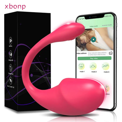 Wireless Bluetooth G Spot Dildo Vibrator for Women