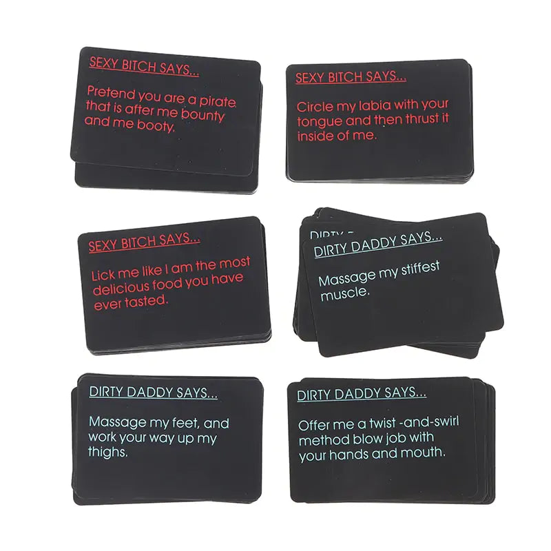 Bedroom Commands Adult Card