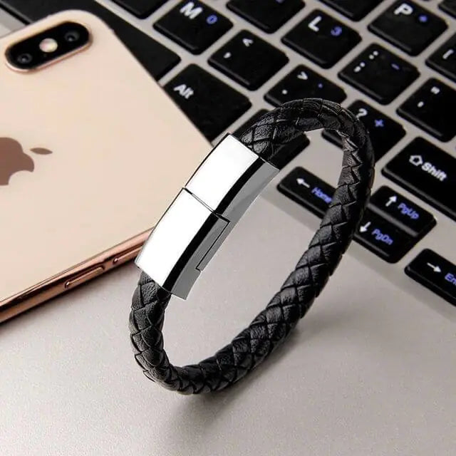 Bracelet USB Power-Bank & Charging Cable