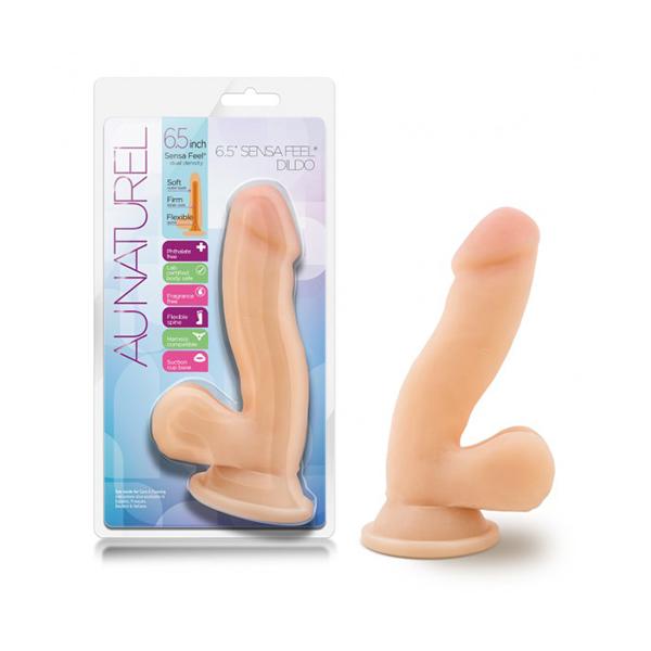 Au Naturel 6 Inch Sensa Feel Dildo Beige