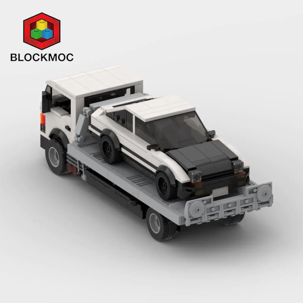 Rescue Flatbed Trailer Brick Toy