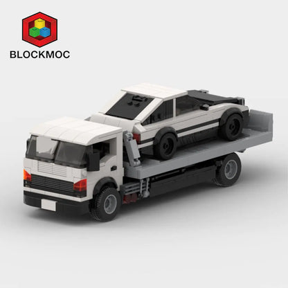 Rescue Flatbed Trailer Brick Toy