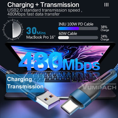 Fast Usb C Cable Type C Cable Fast Charging