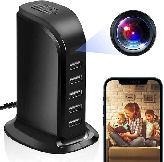 USB Plug Wifi Mini Camera Smart Charger 1080P Home Security Camera