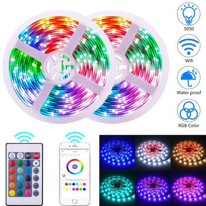 5050 RGB Wifi Remote Control 10M 24 Keys 300 Lights LED Strip