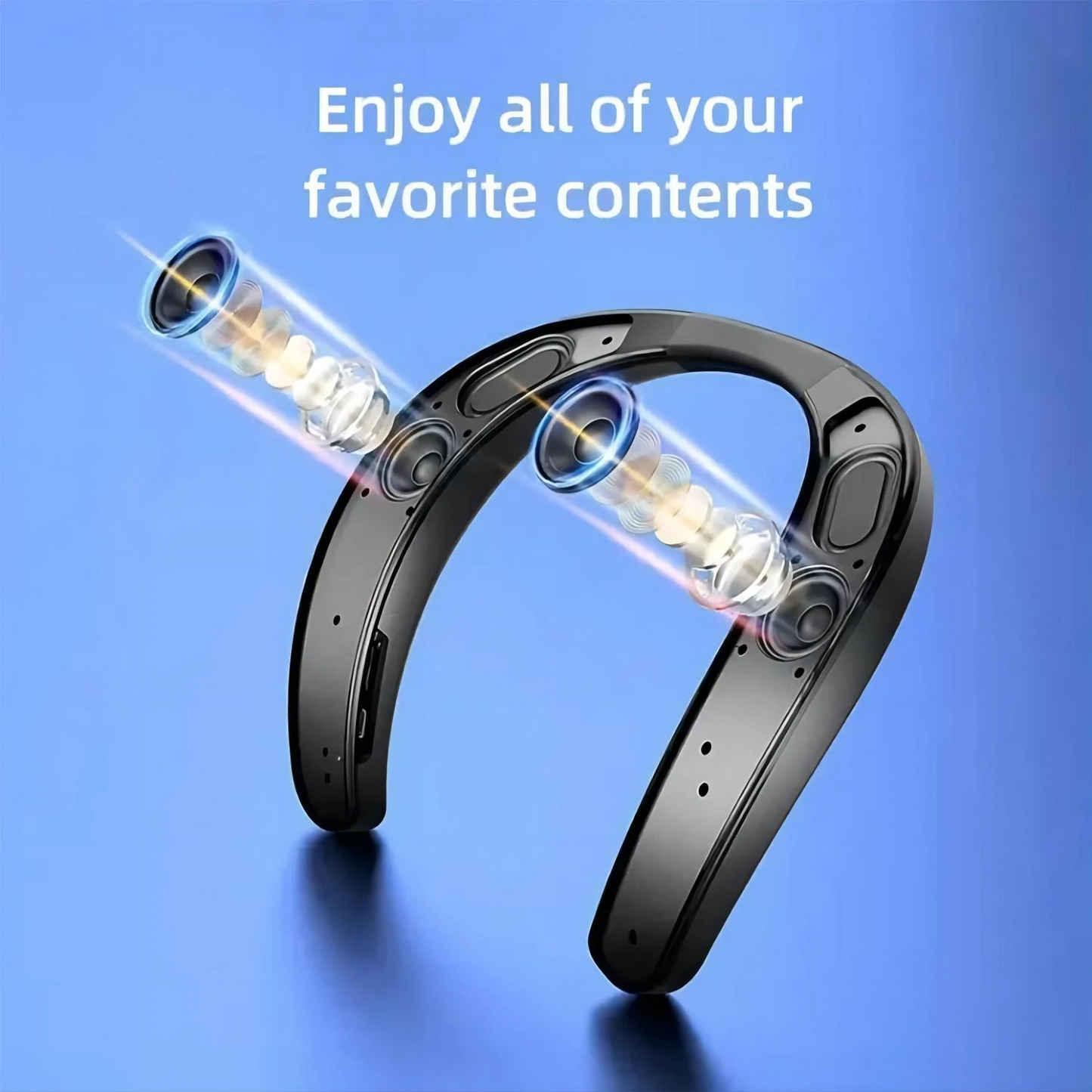 Wireless Speakers Neckband Wireless Wearable Bluetooth Speakers