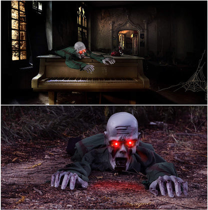 Halloween Haunted House Decorations with Sound and Light