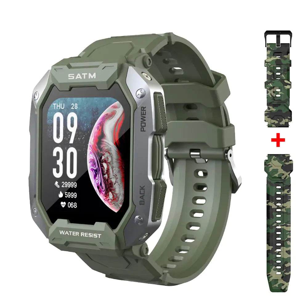 IP68 5ATM Waterproof Smartwatch