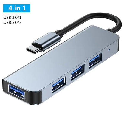 USB C Laptop Docking Station HUB To HDMI-compatible USB 3.0 Hub Adapter Type C HUB for MacBook Pro Lenovo ThinkPad HP Dell XPS