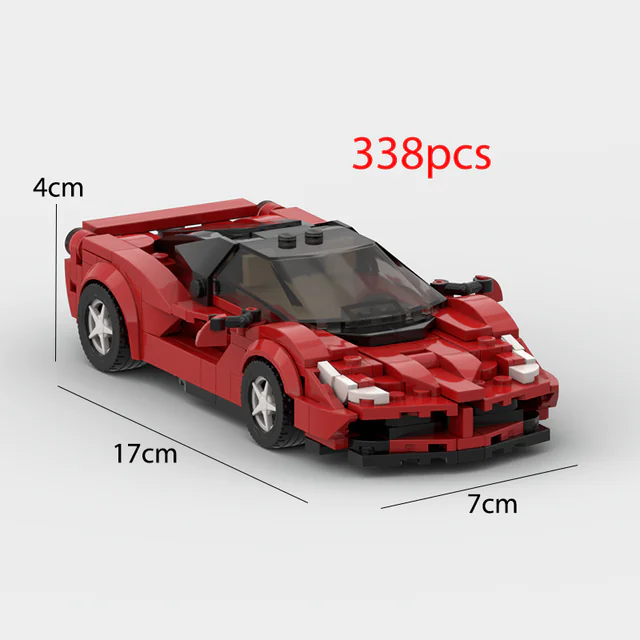 Ferrari Roma Racing Car Brick Toys