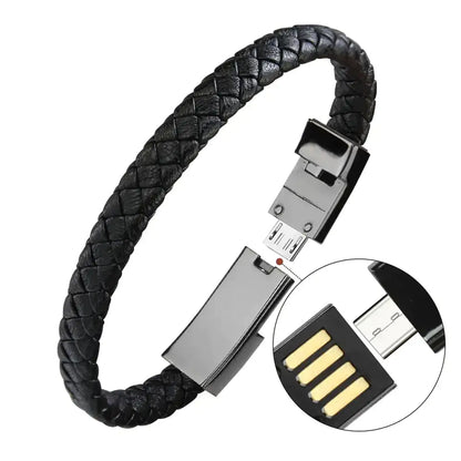 Bracelet USB Power-Bank & Charging Cable