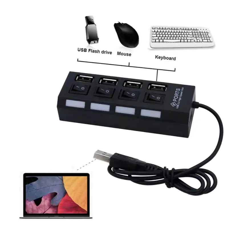 4 Slot USB Hub 2.0