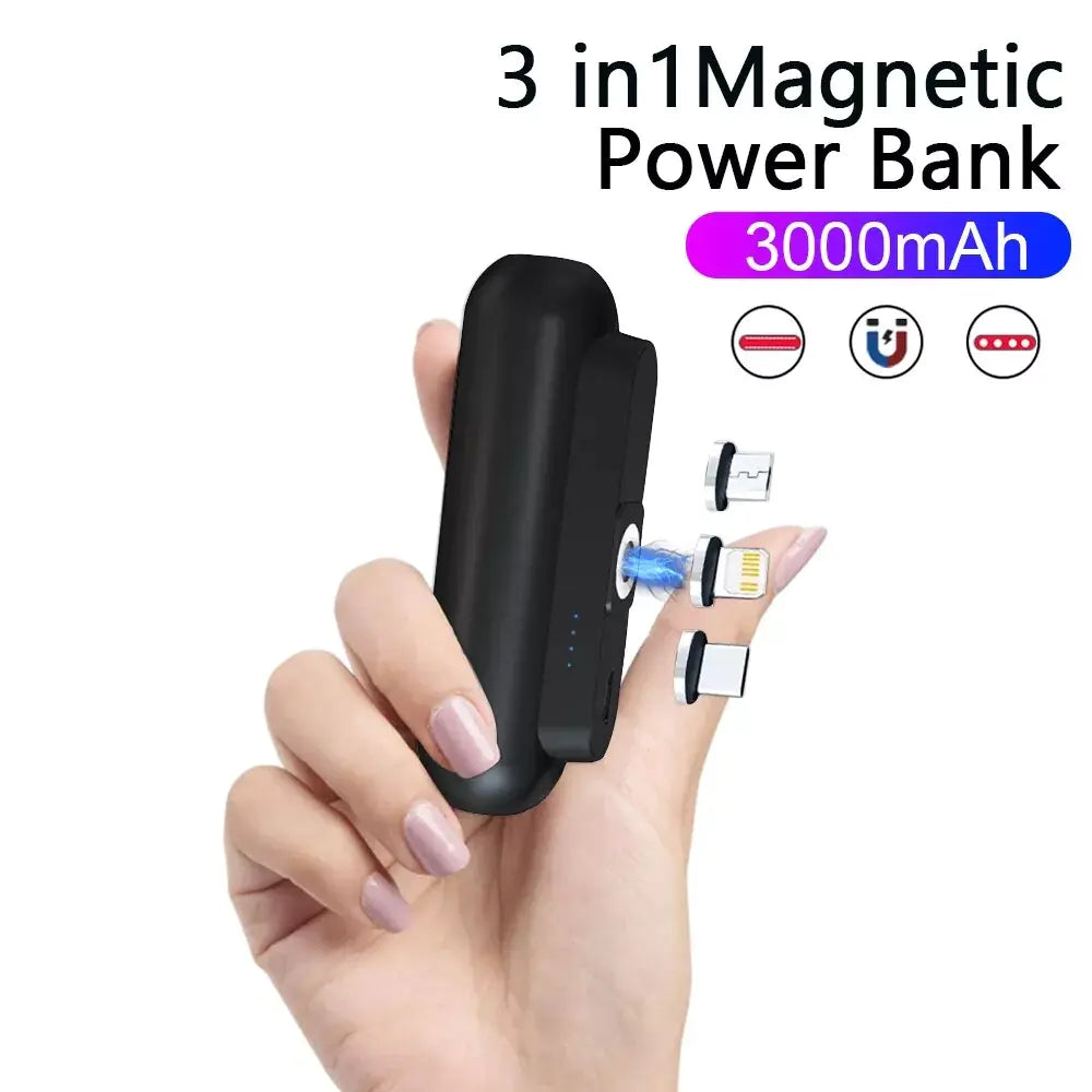 3 in 1 Magnetic Power Bank