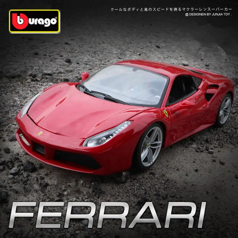 Ferrari 488 GTB Alloy Sports Car Model