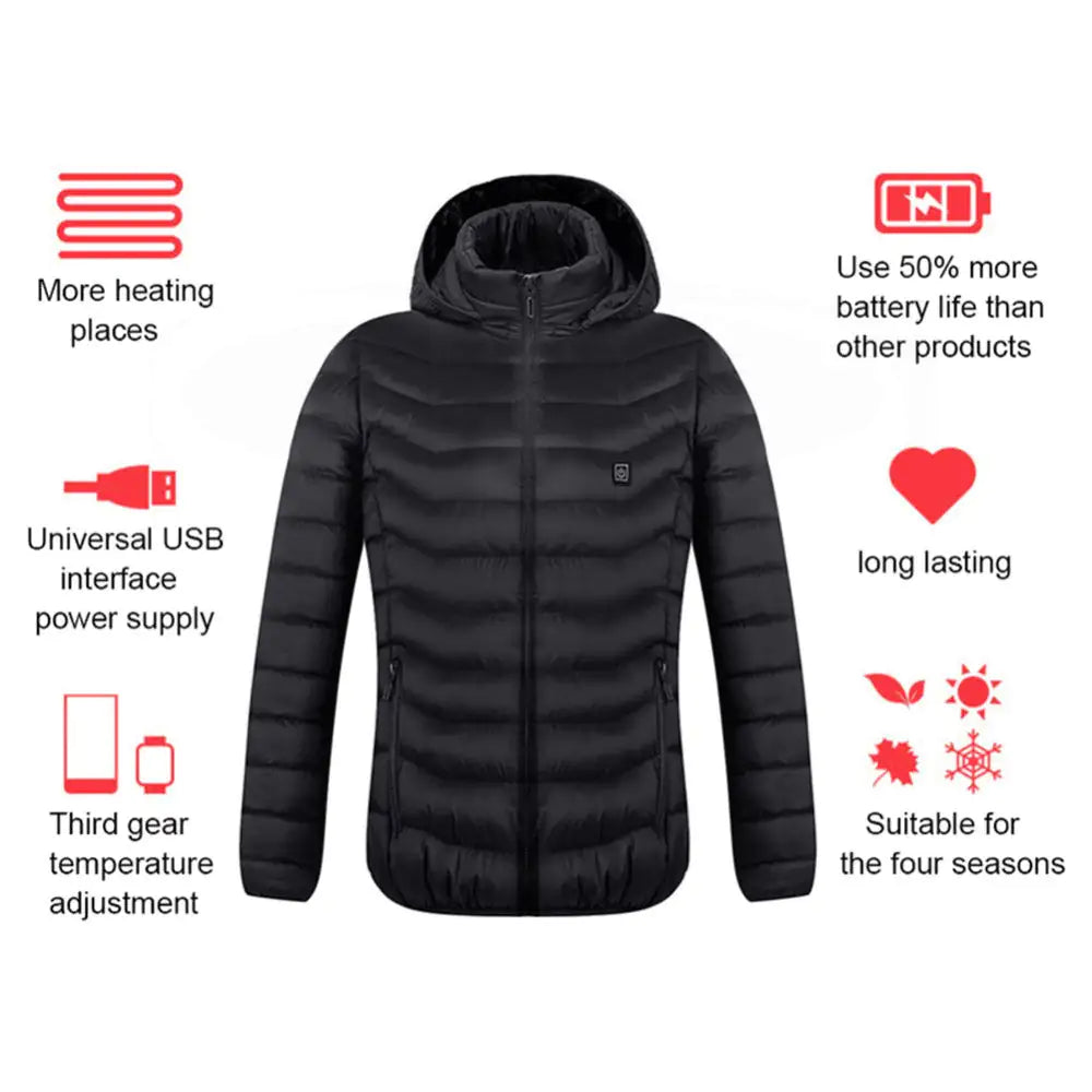 Self-Heating Electric Cotton Coat