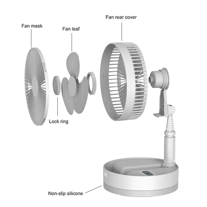 Portable Fan USB Rechargeable