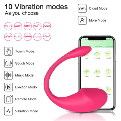 Wireless Bluetooth G Spot Dildo Vibrator for Women