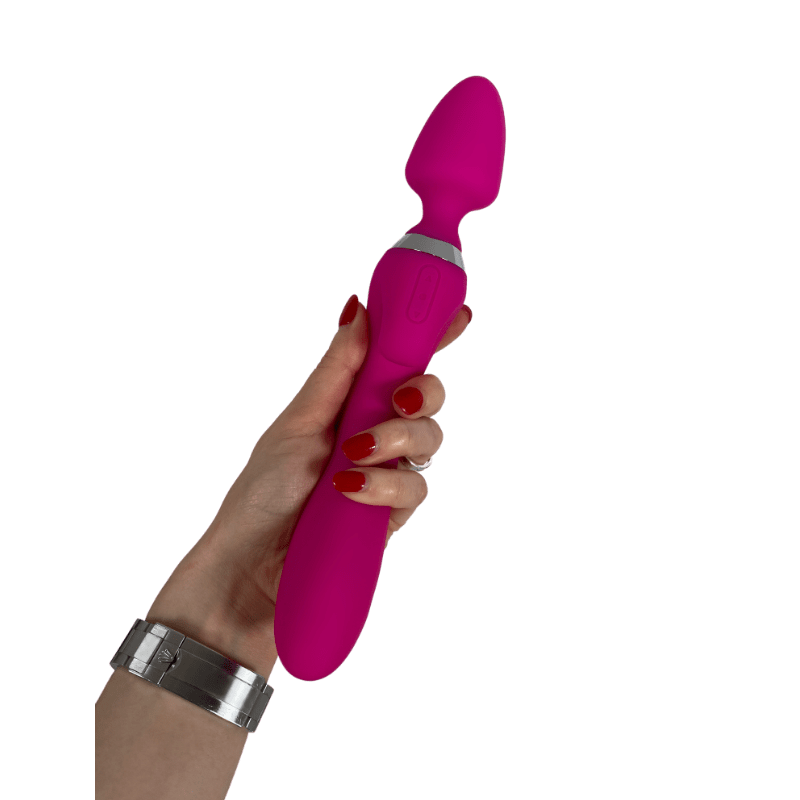 Vesta - Dual-Head Magic Wand Vibrator, Dildo