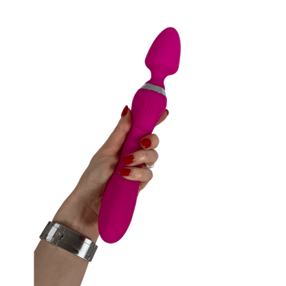 Vesta - Dual-Head Magic Wand Vibrator, Dildo