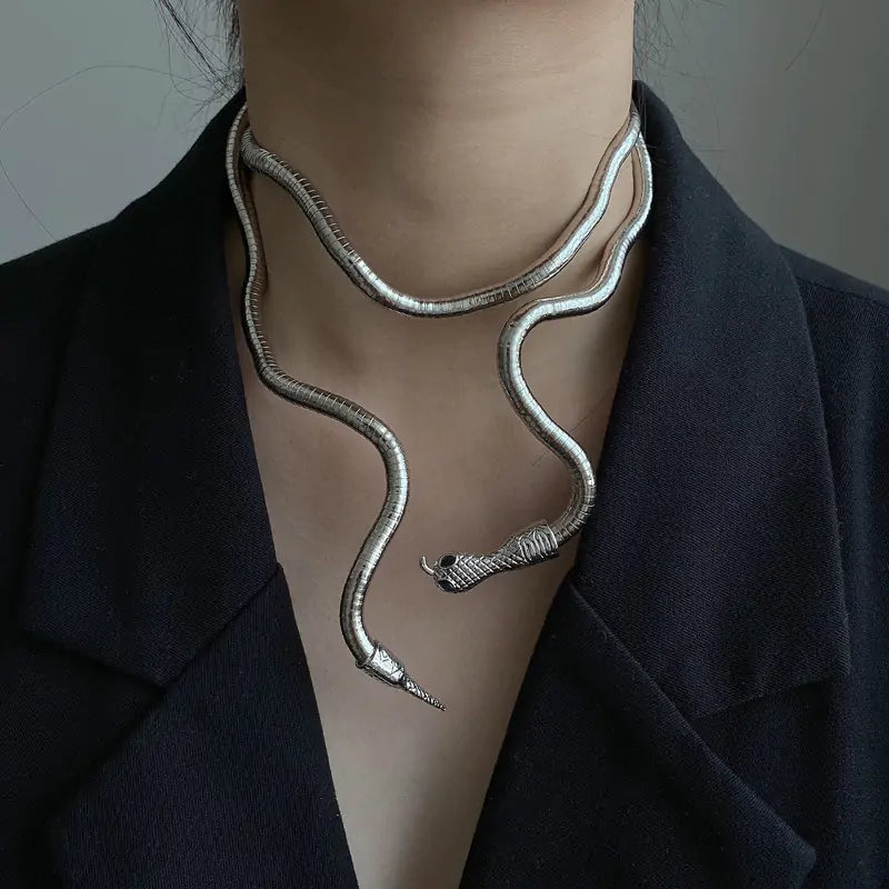 Soft Metal Snake Chain Necklace