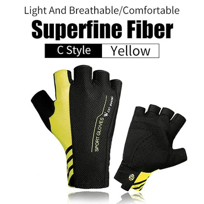 Half Finger Anti Slip Shockproof Cycling Gloves