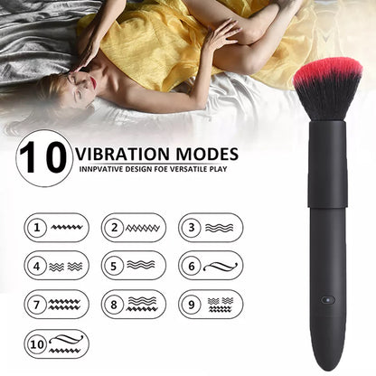 USB Silicone Makeup Brush Plus Bullet Vibrator