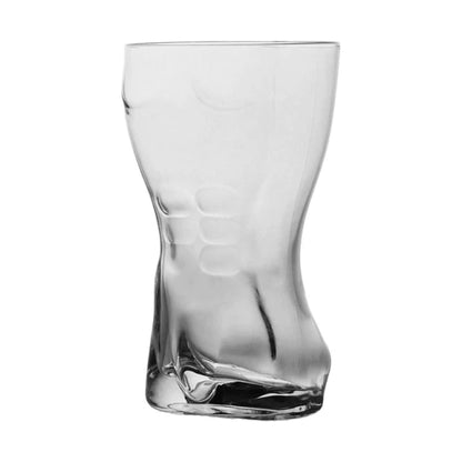 Sexy 3D Nude Naked Man Women Beer Glass