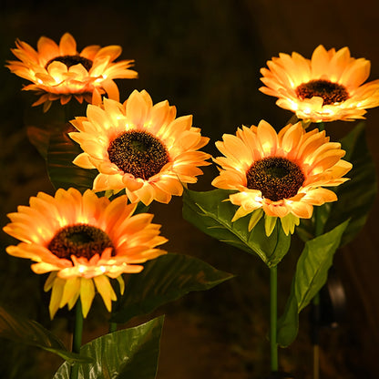 Sunflowers Solar Lawn Light